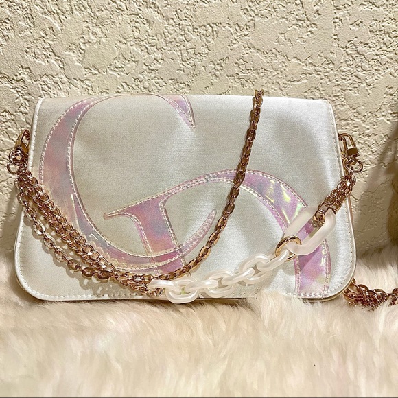 Dior Handbags - Dior Vintage Cosmetic Bag Pouch Case with Crossbody and Handbag Straps